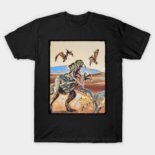 The Tyrannosaurus Rex on the hunt T-Shirt